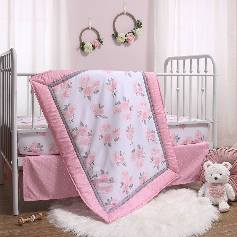 My Baby Sam Heart of Gold Crib Bedding Set - 9pc