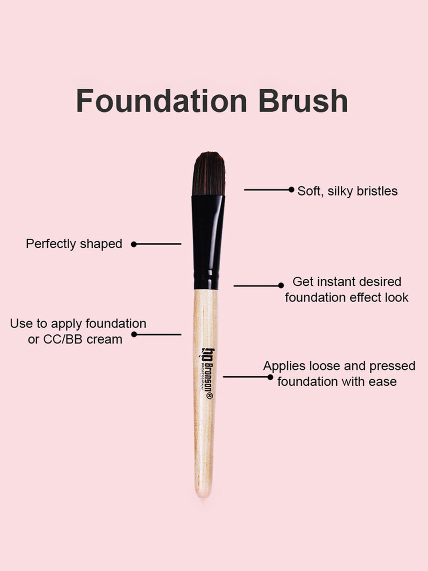 Bronson Professional Blending Foundation Brush
