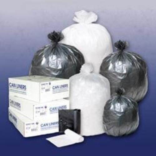 Inteplast Group S434816N Commercial Can Liners, 55-60gal, 43 x 48, 16 Microns, Natural, 200/Carton, 1 Carton