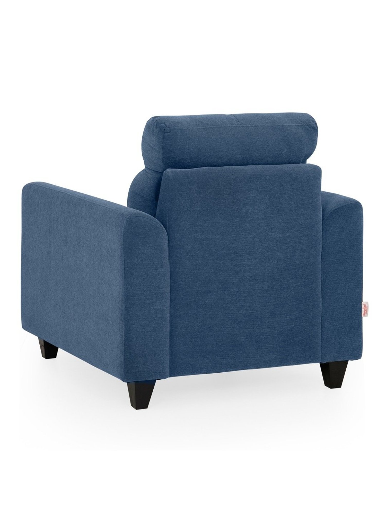 Durian Berry Black Premium Leatherette 2 Seater Sofa