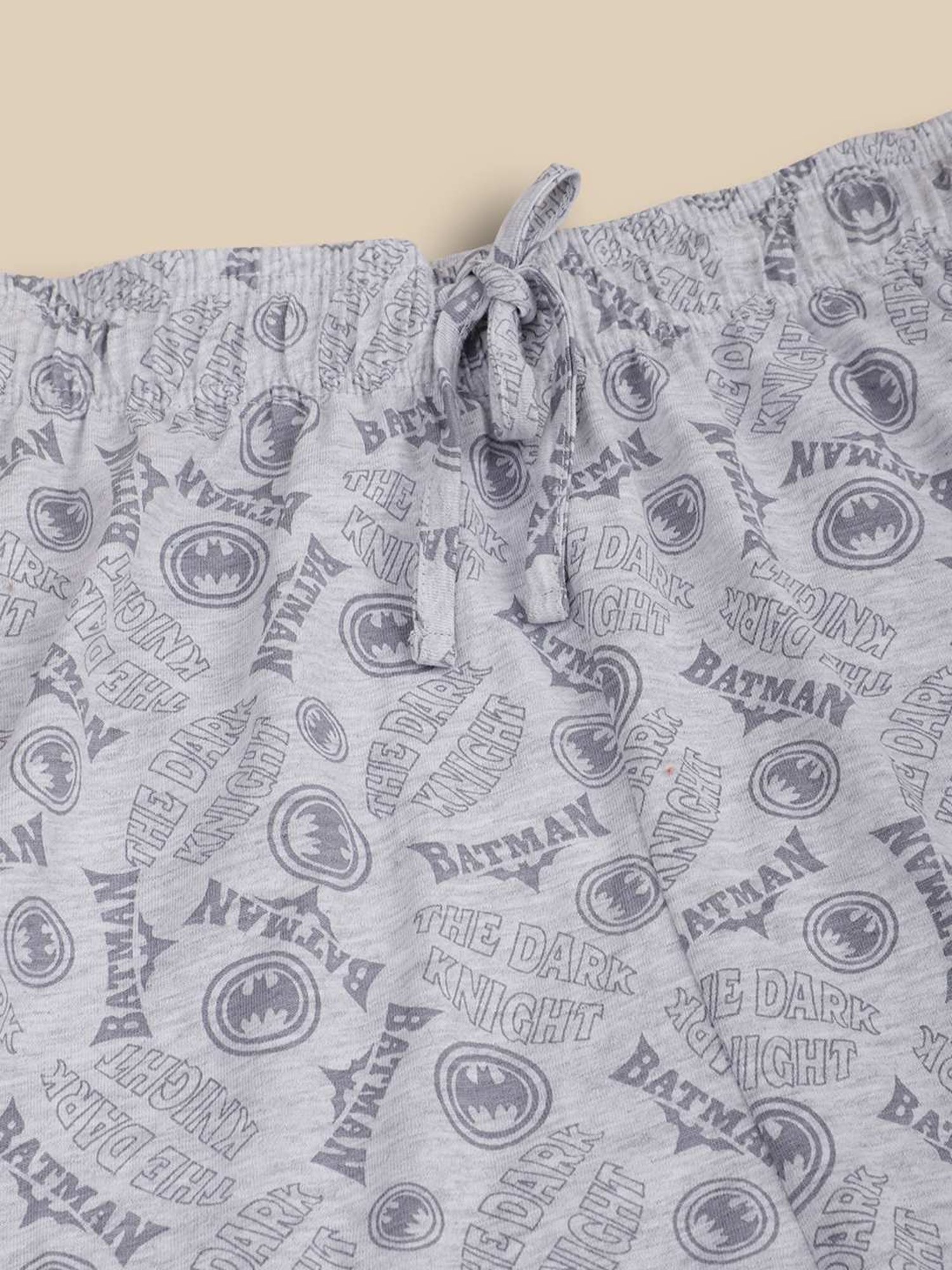 Free Authority Grey Cotton Regular Fit Batman Printed Boxers