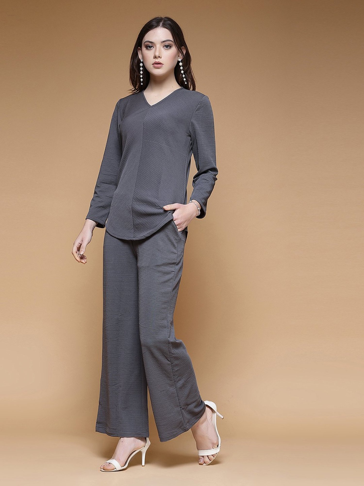 Belle Fille Blue Floral Print Playsuit