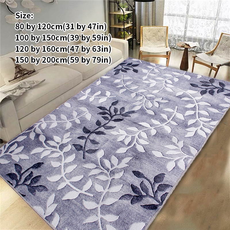 Thick Carpet for Living Room Plush Rug Children Bed Room Fluffy Floor Carpets Window Bedside Home Decor Rugs Soft Velvet Mat-100x150cm