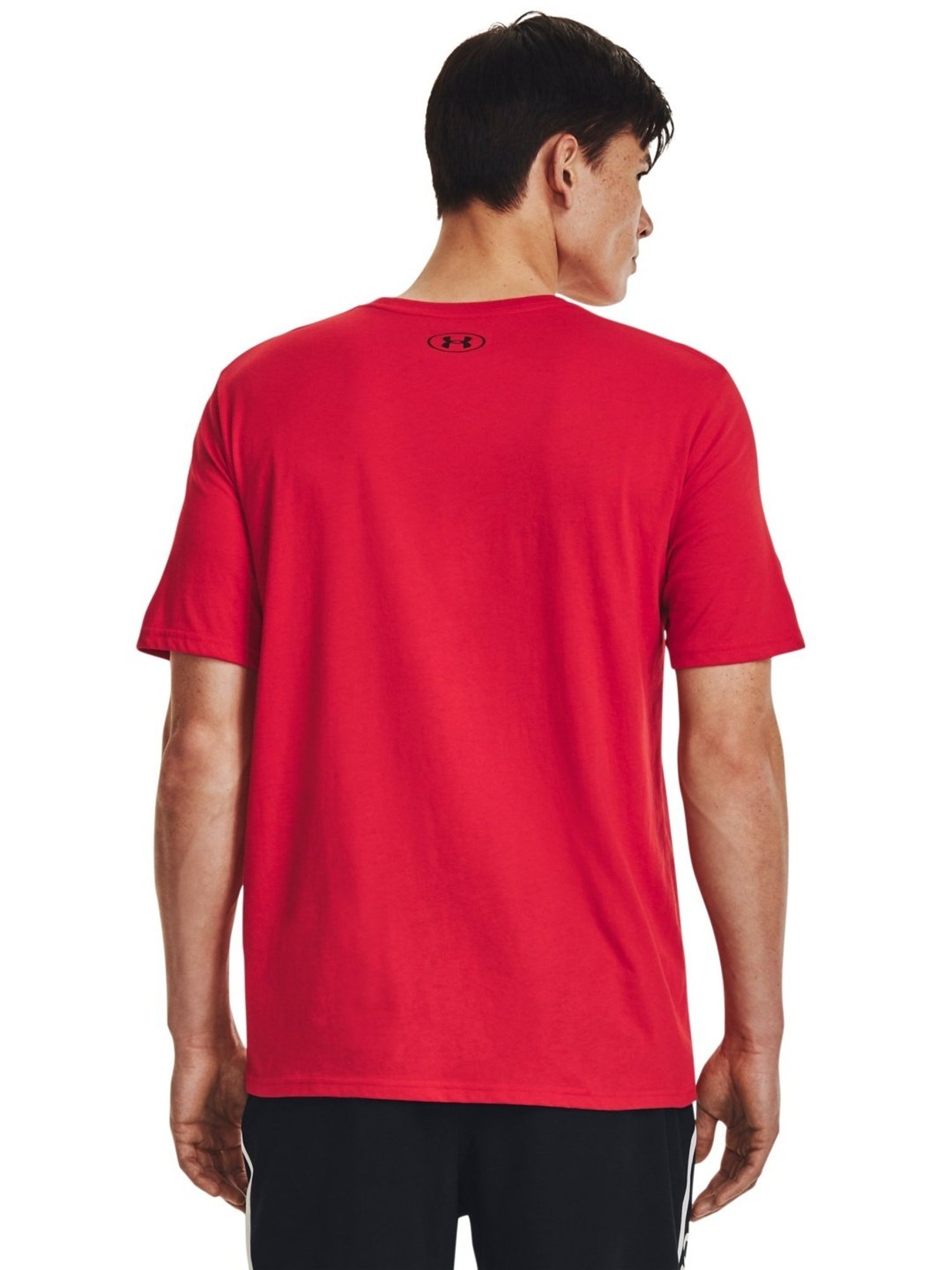 Under Armour Red Cotton Slim Fit T-Shirt