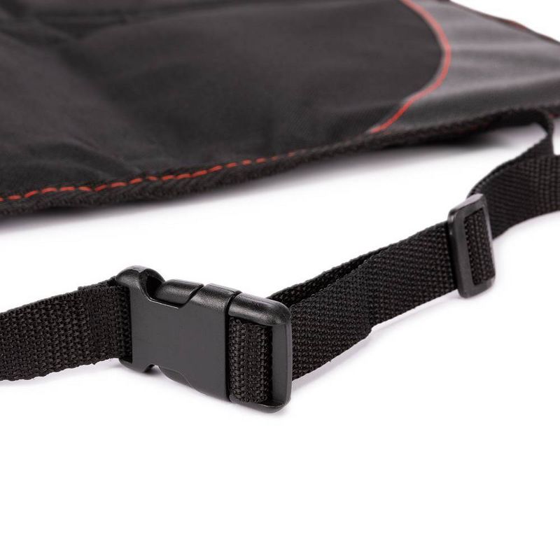 Diono Ultra Mat Full Size Car Seat Protector for Under Car Seat with 3 Mesh Storage Pockets Crashed Tested - Black