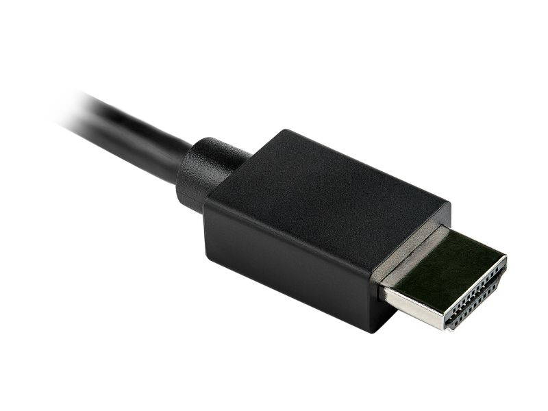 StarTech.com HD2MDPMM1M 3.3 ft. (1 m) HDMI to Mini DisplayPort Cable - 4K 30 - USB-Powered - Mac & Windows - Active Video Cable Adapter (HD2MDPMM1M)