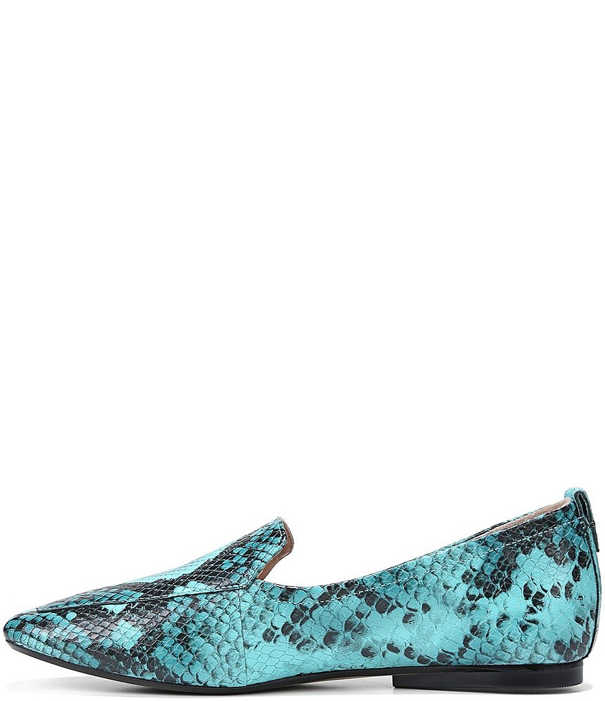 Trotters Harlow Lizard Patent Suede Leather Slip-Ons