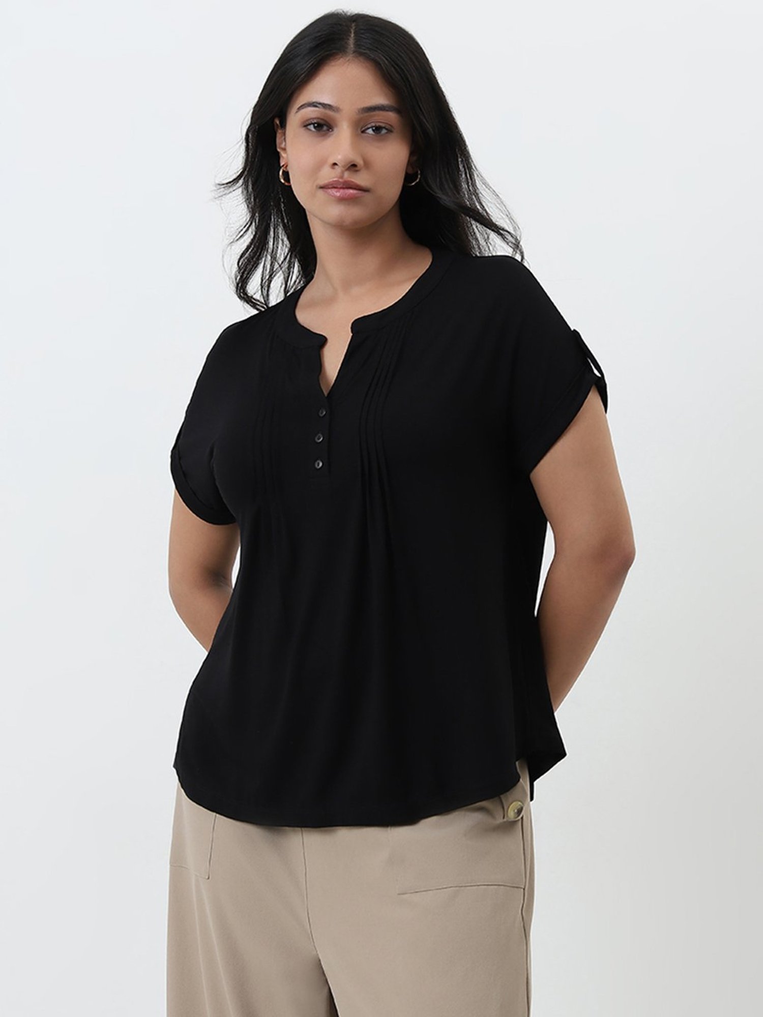 Gia by Westside Black Blouse