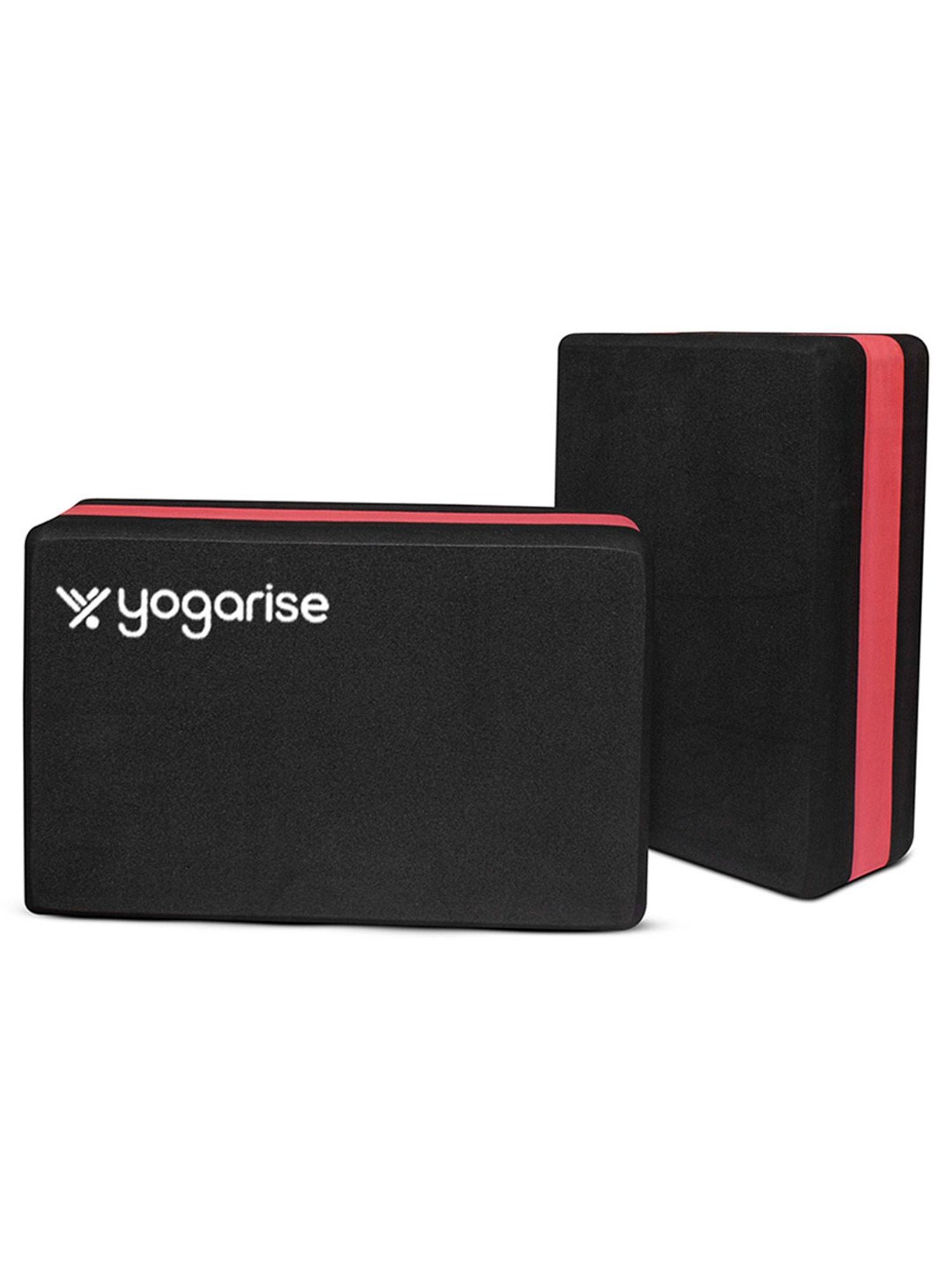 Yogarise Yoga Blocks for Yoga Practice (Red)