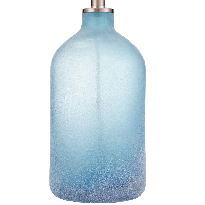 360 Lighting Sergio Chrome Accent Black Shade USB Table Lamps Set of 2