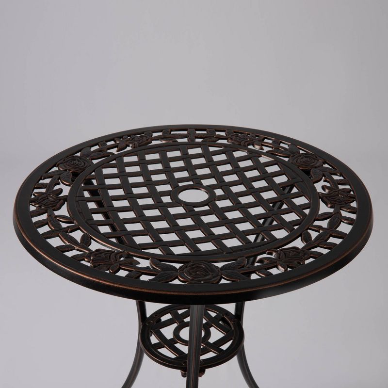 Scarlet 3pc Aluminum Bistro Set - Balkene Home