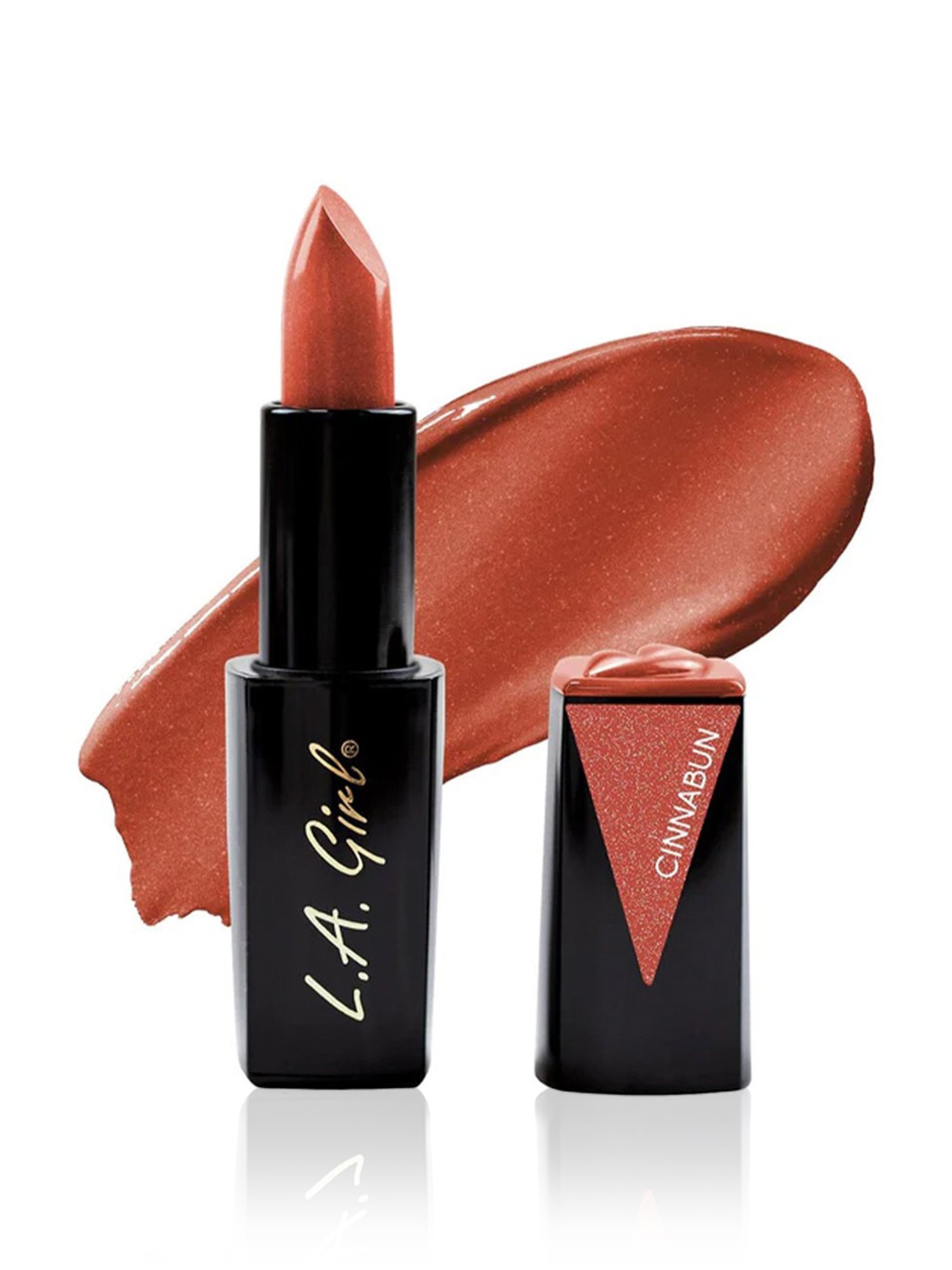 L.A. Girl Lip Attraction Lipstick Cinnabun - 3.2 gm