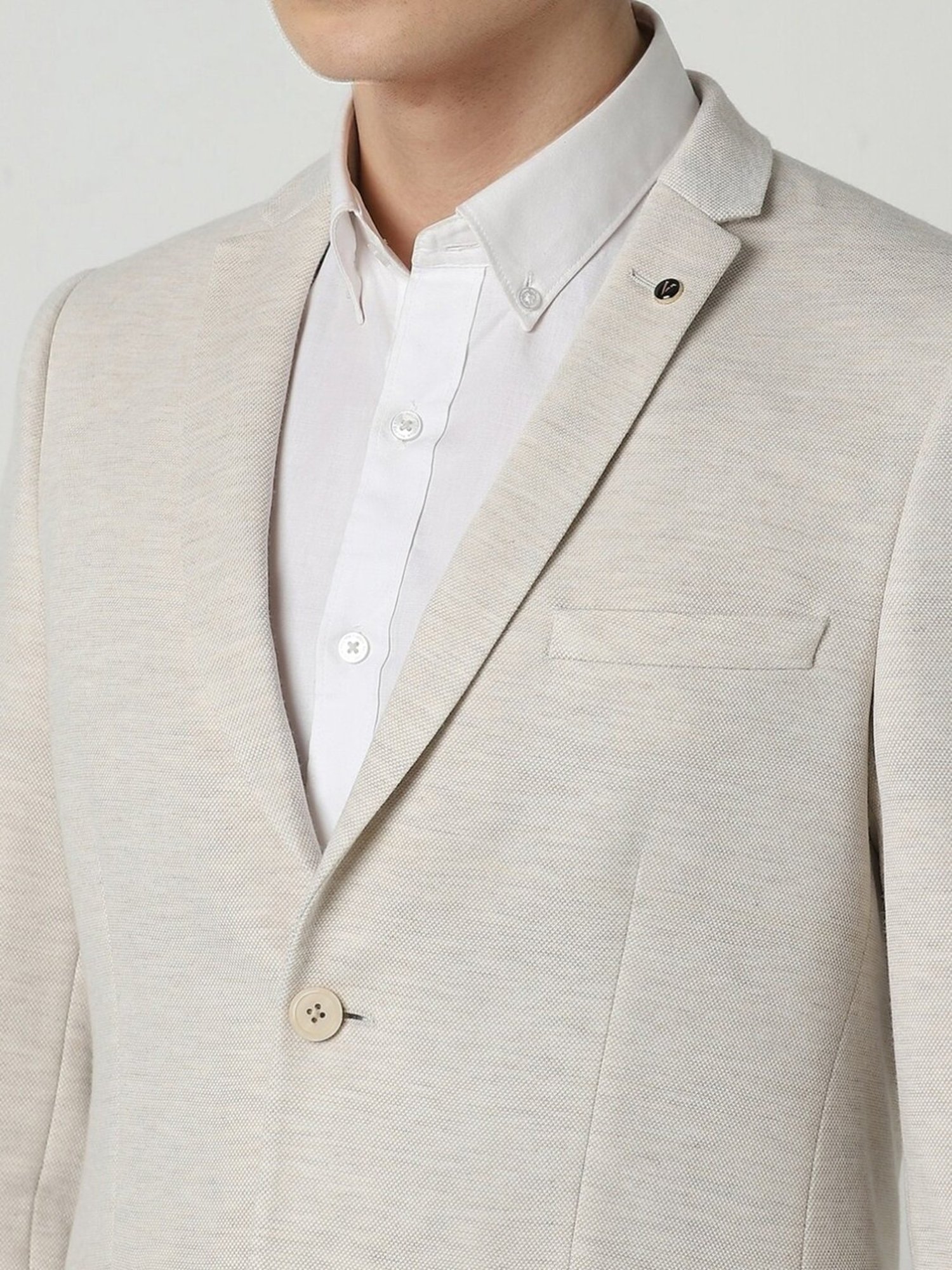 Vastramay Black Regular Fit Blazer