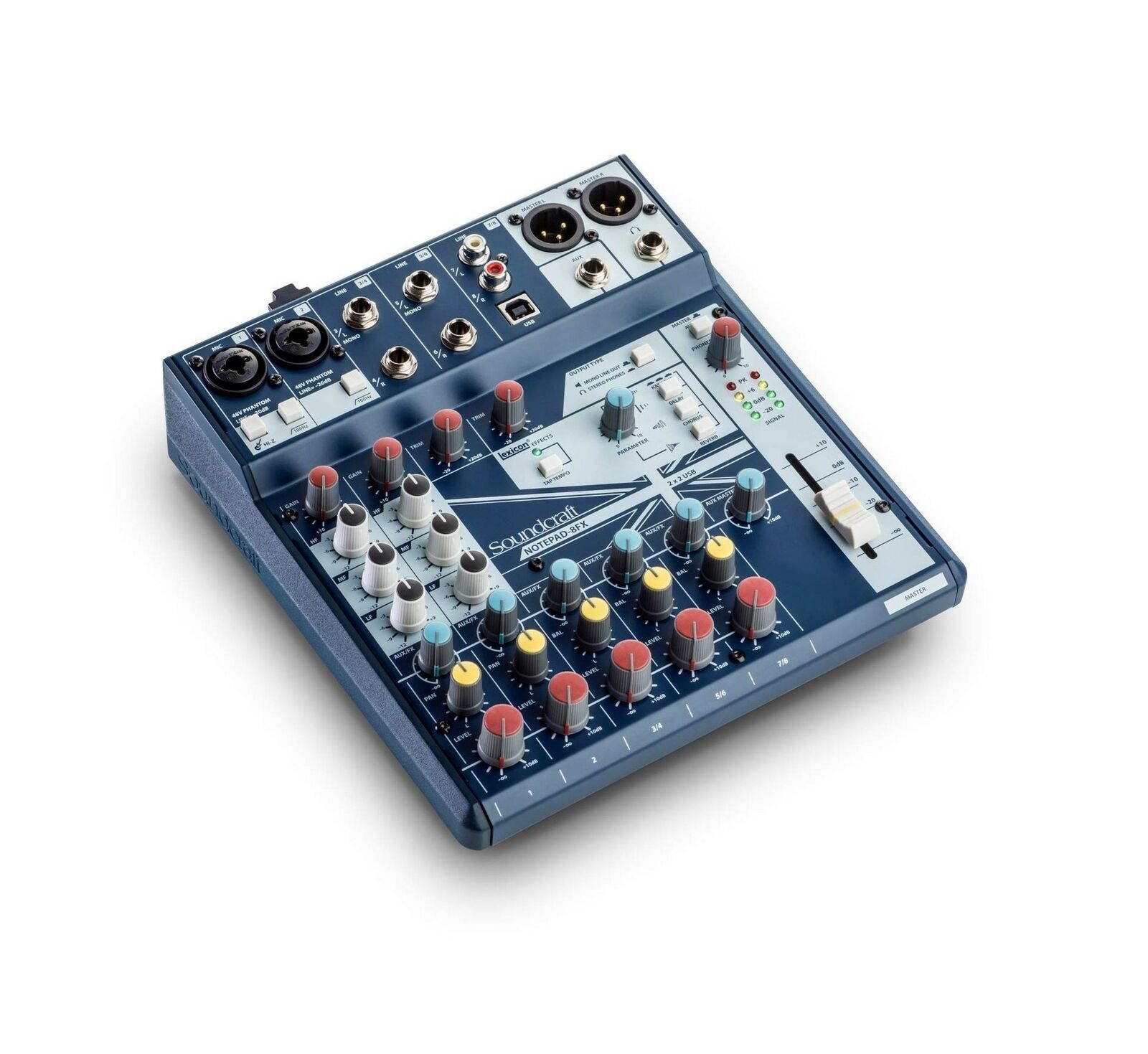 Soundcraft Notepad-8FX Small-format Analog Eight-Channel Mixing Console with ...