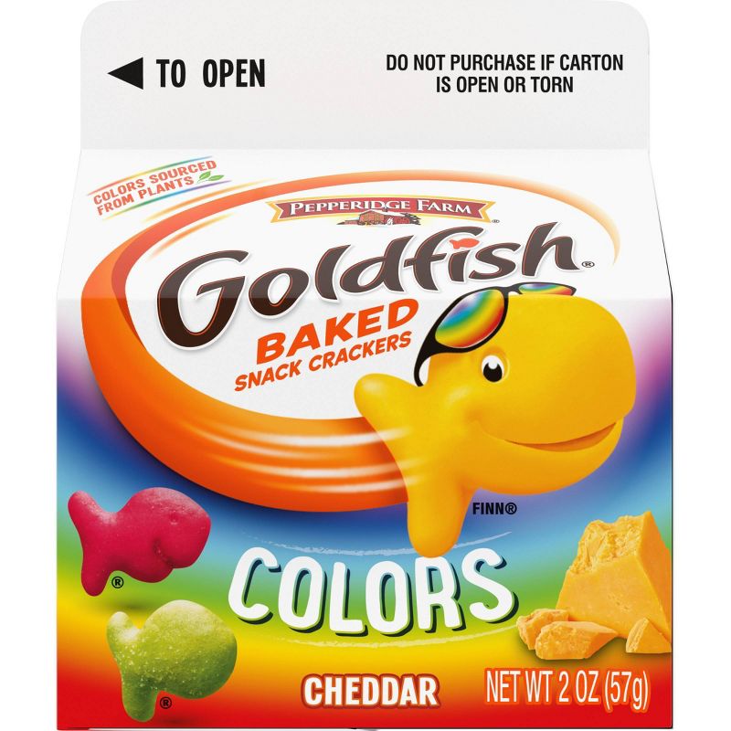 Pepperidge Farm Goldfish Colors Cheddar Crackers - 2oz Carton