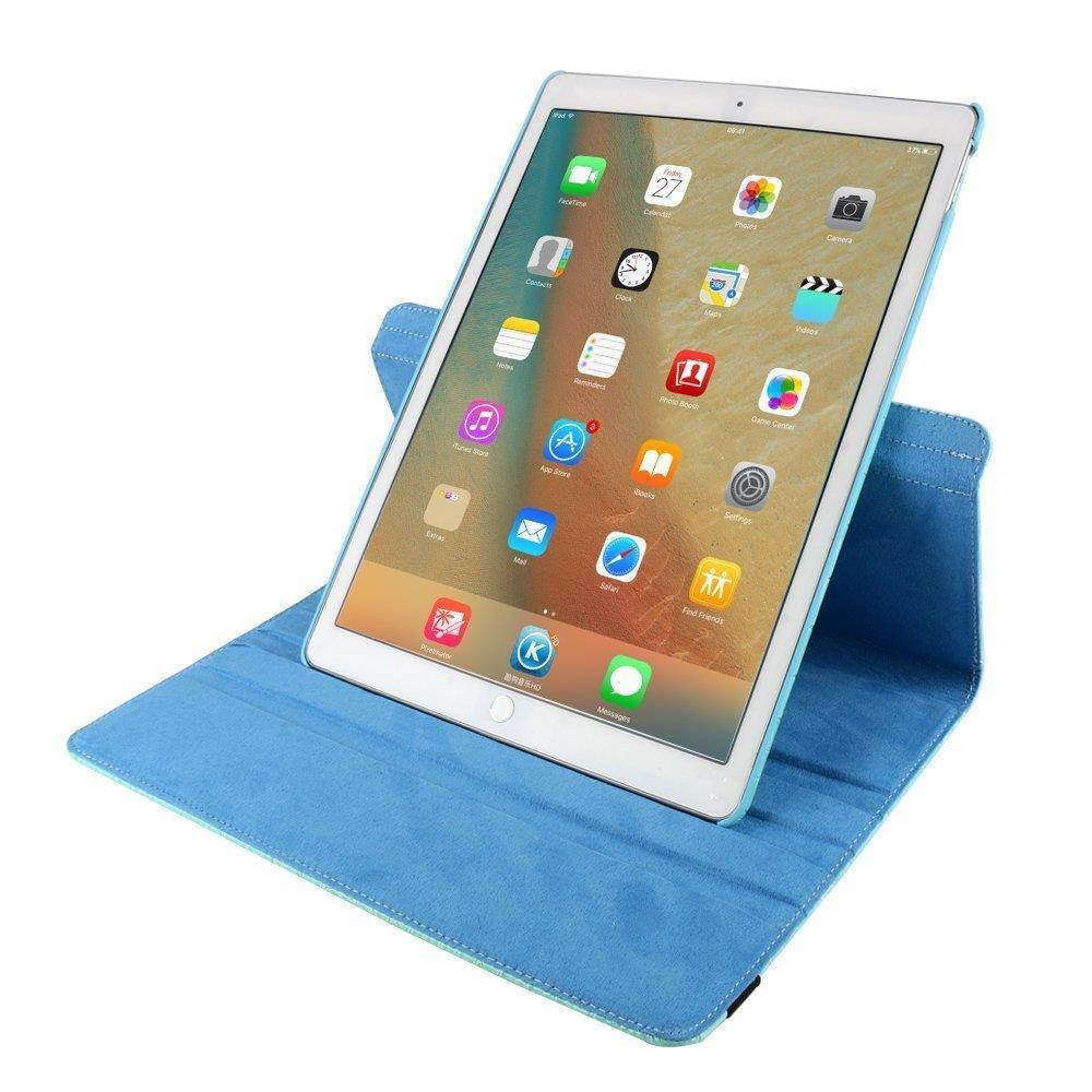 iPad Pro 9.7 2016 Case Cover,Dream Wings 360 Degrees Rotating Multi-Angle Viewing Stand Slim Screen Protective Smart Case for Apple iPad Pro 9.7 inch 2016 Released Tablet (iPad Pro 9.7, Blue)