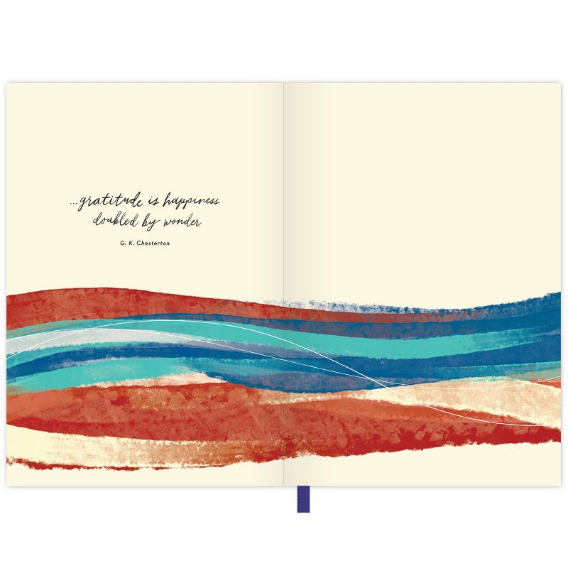 Guided Journal Softcover Sewn Moments of Gratitude - Green Inspired