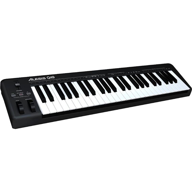 Alesis Q49 49-Key MIDI Keyboard Controller Packages Advanced Virtual Instrument Package