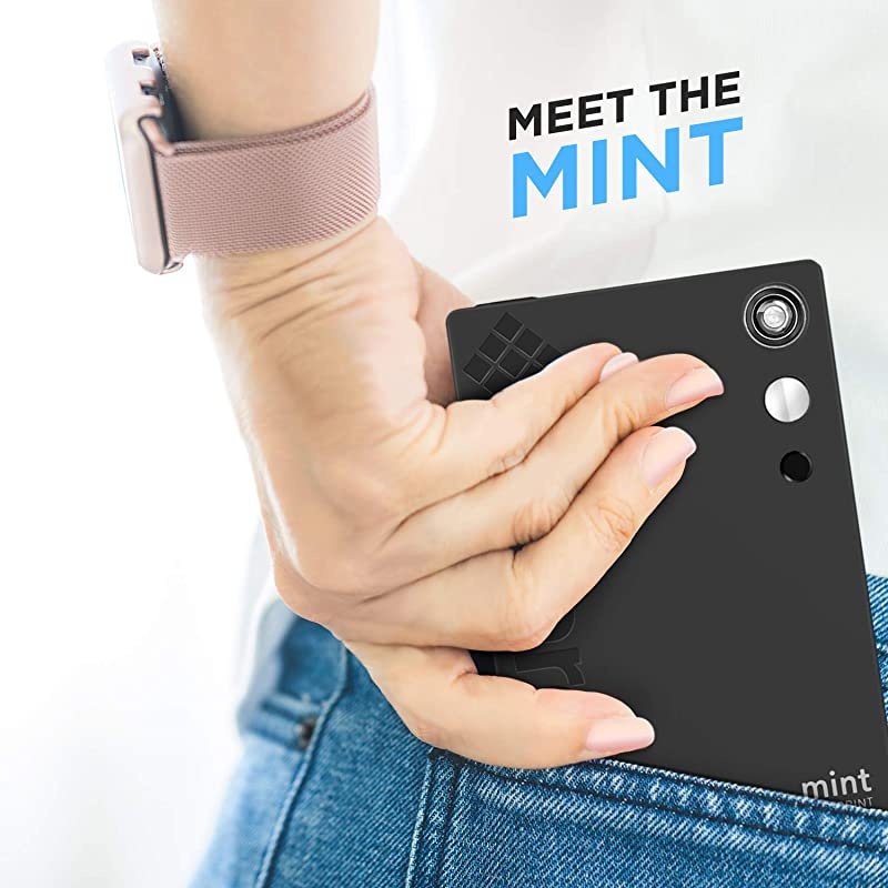 Polaroid Mint Instant Print Digital Camera Black Prints on  2x3 StickyBacked Photo Paper