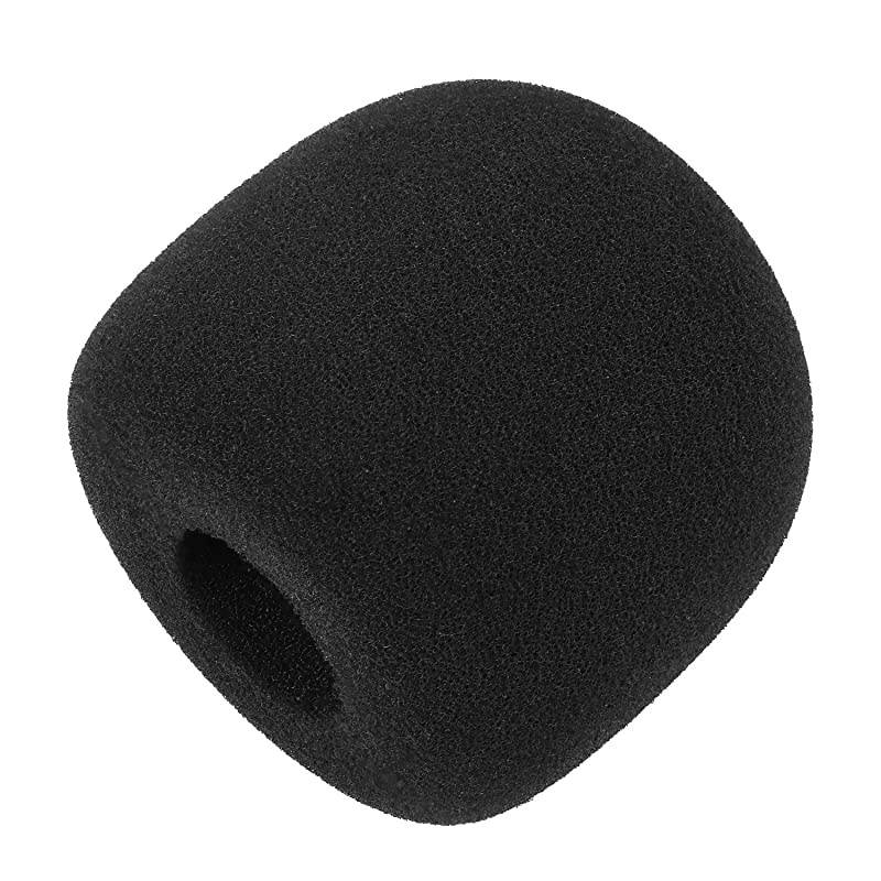 SM57 Pop Filter Foam Cover Mic Windscreen Wind Cover Customized for Shure SM57 Microphone to Blocks Out Plosives by  2 PCS
