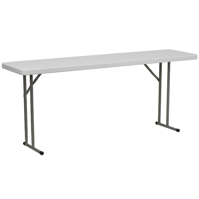 Emma and Oliver 72" x 12" x 12" Birchwood Bar Top Riser with Silver Legs