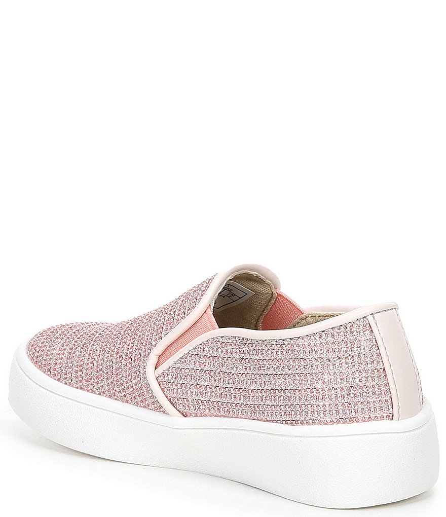 MICHAEL Michael Kors Girls' Jem Rachel Logo Detail Glitter Slip-On Sneakers (Infant)