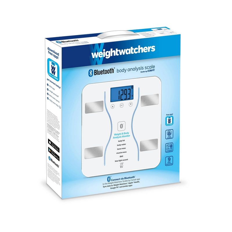 Bluetooth Body Analysis Scale White - Weight Watchers