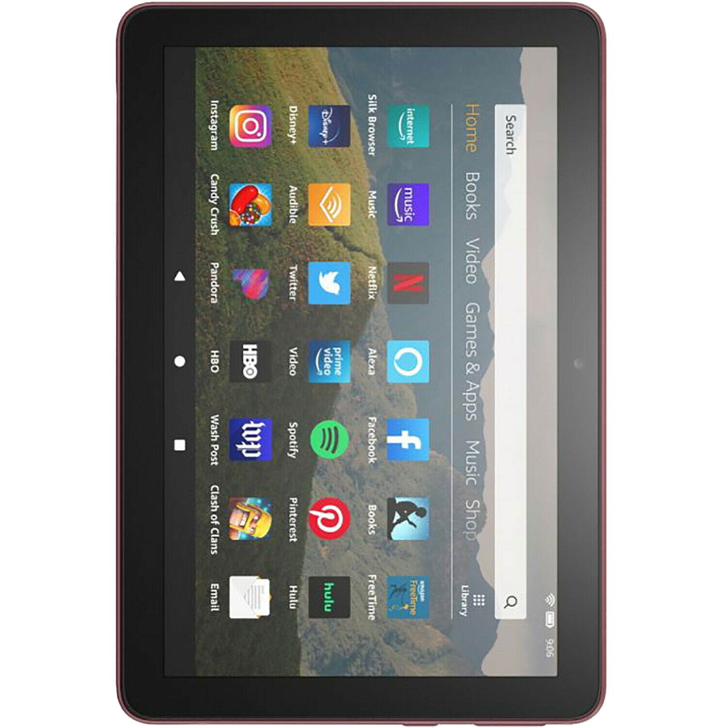 Amazon Fire HD 8 Inch (2020) 64GB ROM + 2GB 8" (GSM Only | No CDMA) Factory Unlocked Wi-Fi Only Tablet (Plum) - International Version