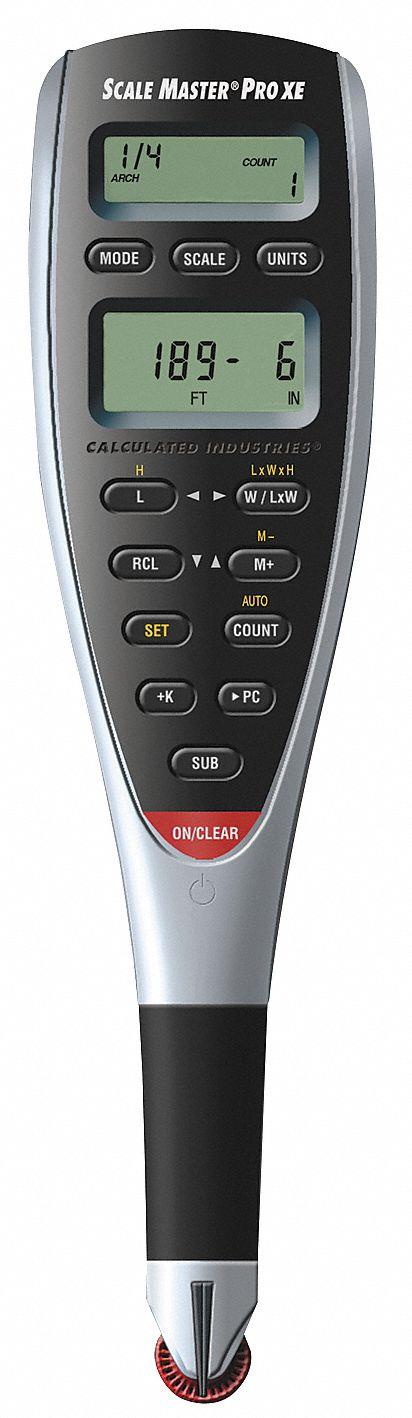 Construction Calculator,7 3/16 Lx1 5/8 W CALCULATED INDUSTRIES 6135