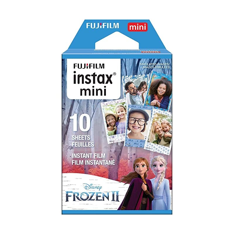 instax Mini 9 Instant Camera (Disney Frozen 2) with Instax Mini Frozen 2 Instant Film, 10 Exposures Bundle (20 Pics)