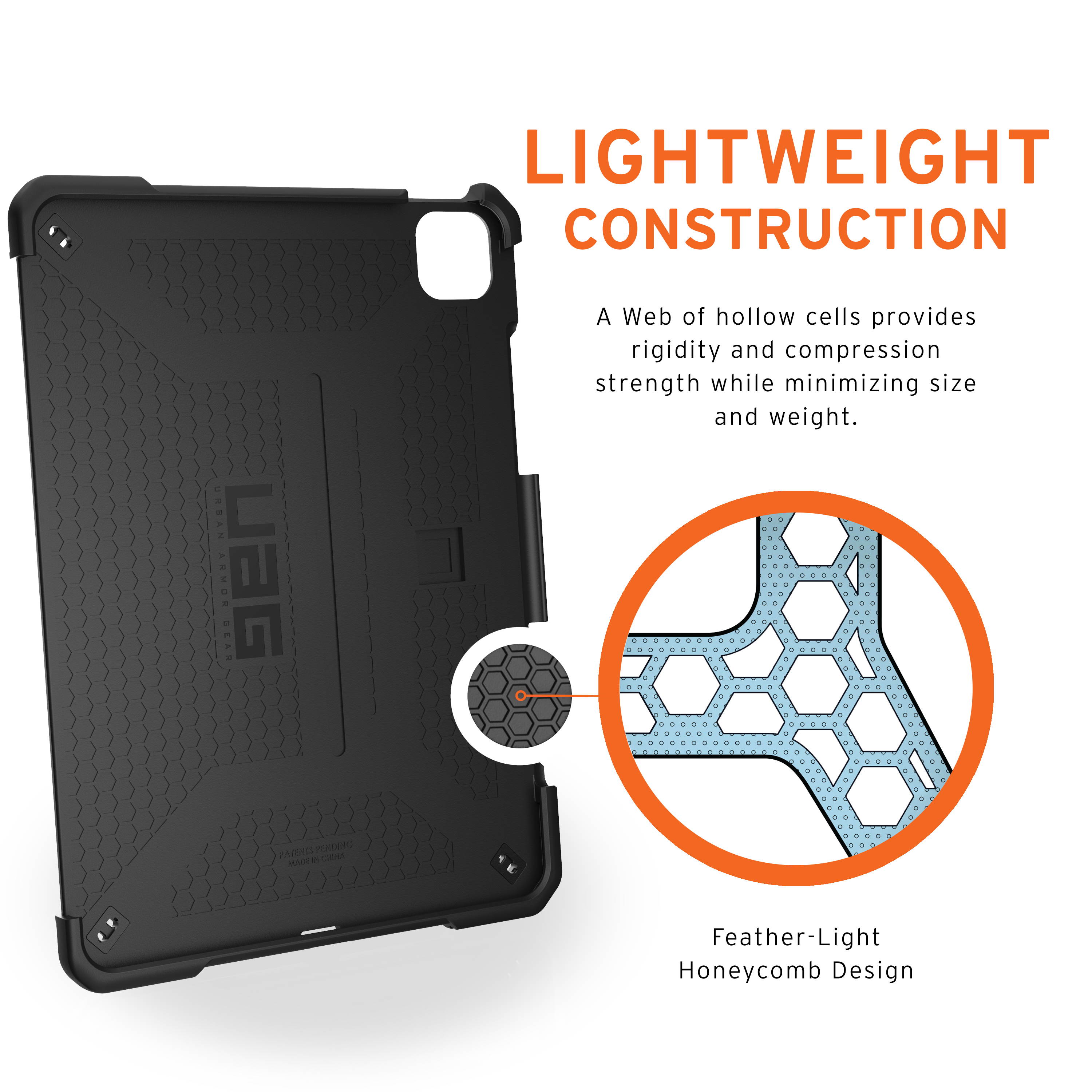 UAG iPad Air 10.9" (4th Gen, 2020) Case Metropolis Folio Slim Heavy-Duty Tough Multi-Viewing Angles Stand Military Drop Tested Rugged Protective Cover, Black