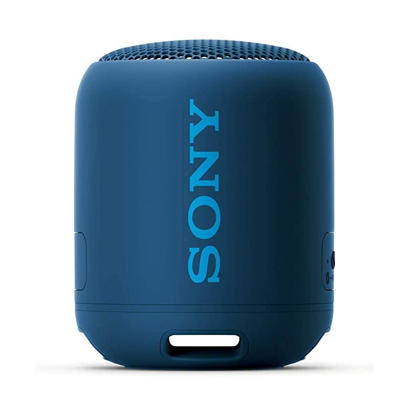 SRS-XB12 Extra Bass Portable Bluetooth Speaker (Blue) with Hardshell Carrying Case Bundle (2 Items)