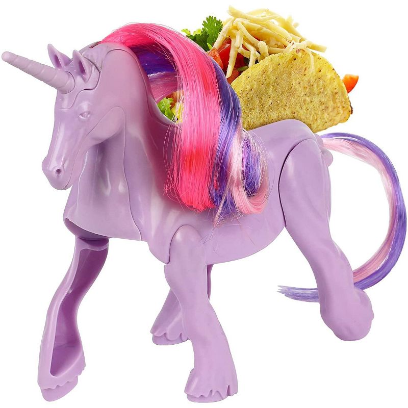 Funwares Unicorn Magic Sculpted Taco & Snack Holder