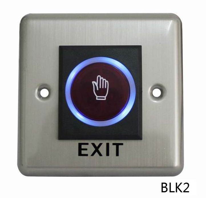 Infrared Sensor Switch No Touch Contactless Door Release Exit Button with LED Indication