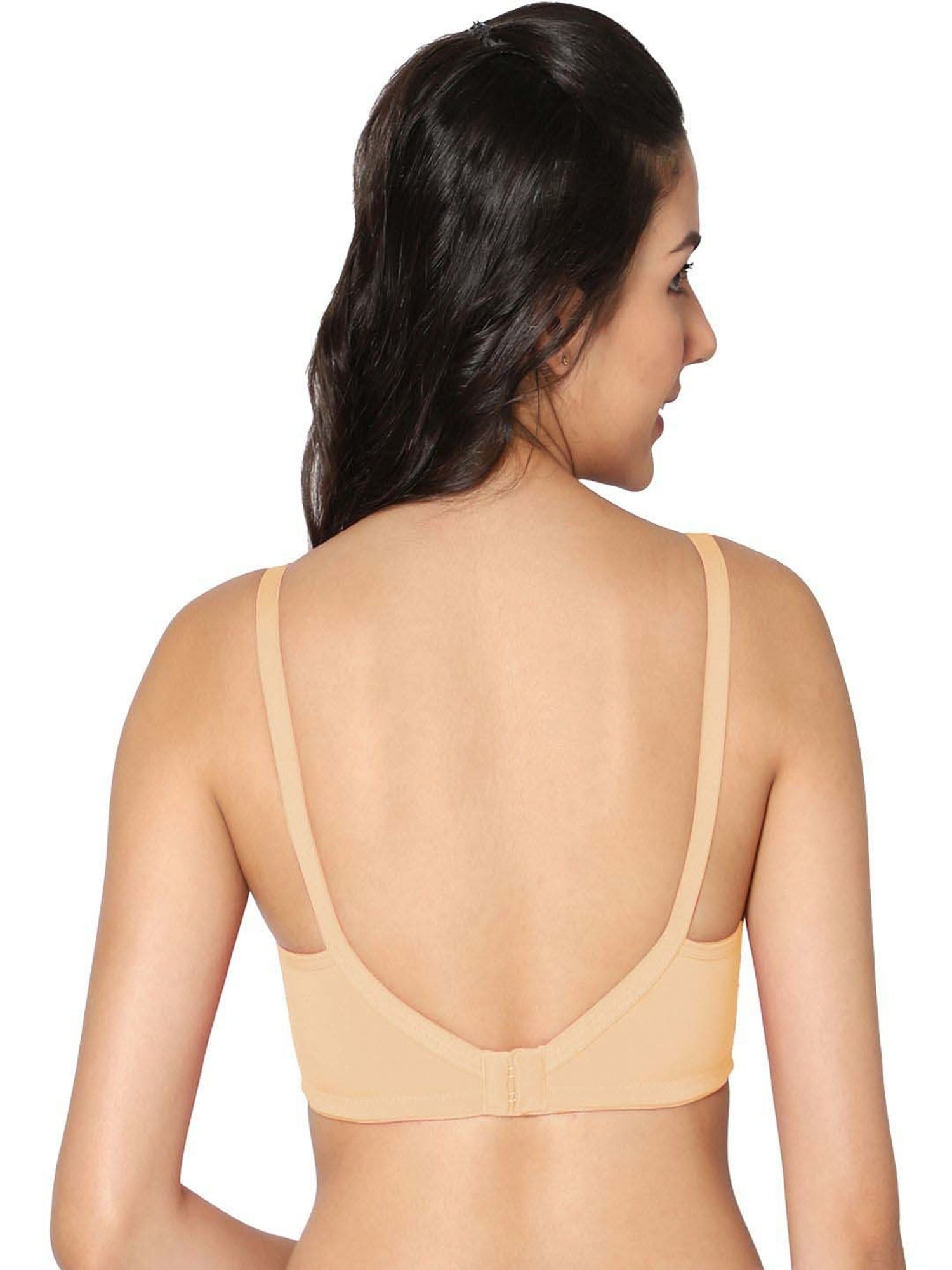 IN CARE Beige Cotton T-Shirt Bra