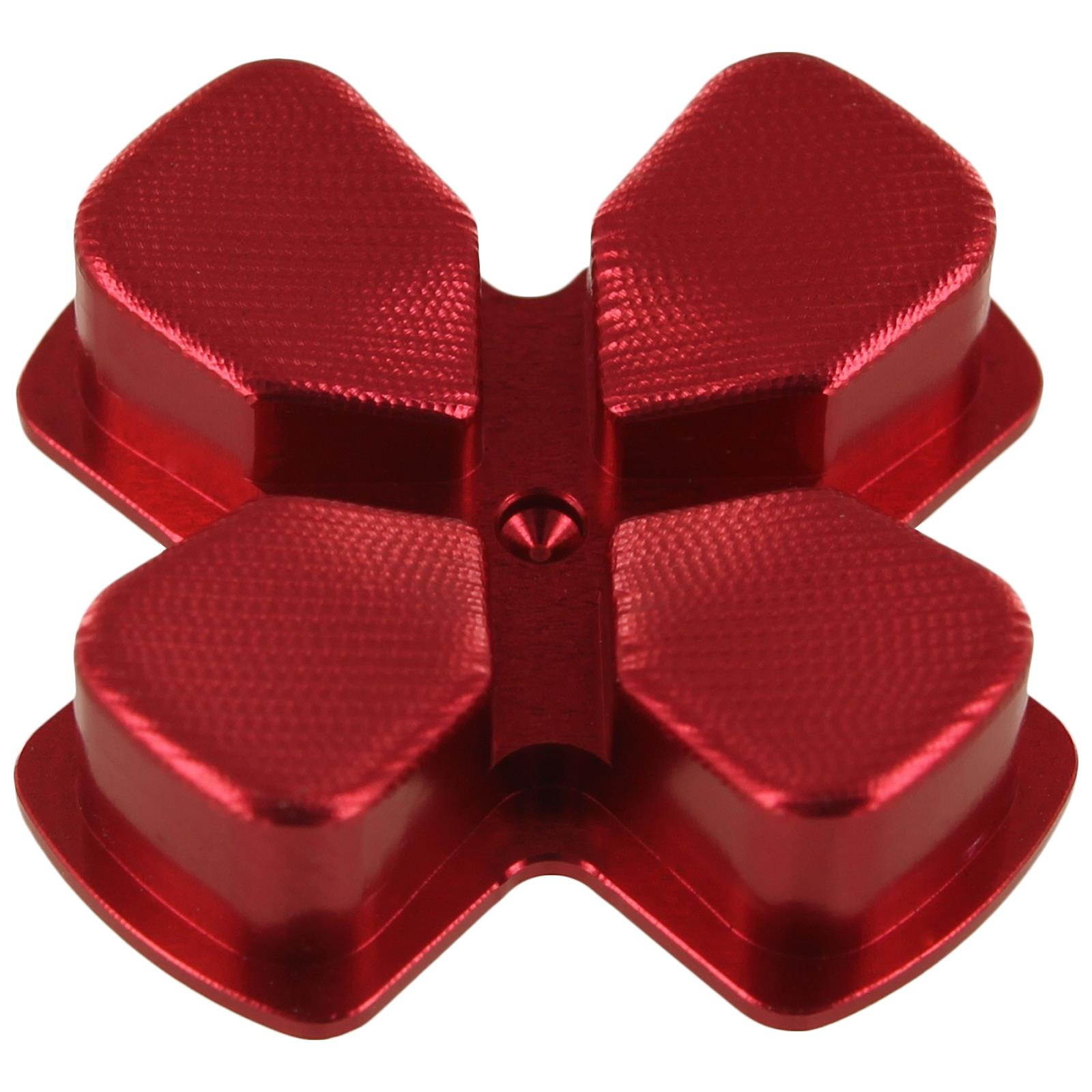 ZedLabz aluminium alloy metal directional d pad arrow button for Sony PS4 controllers - red