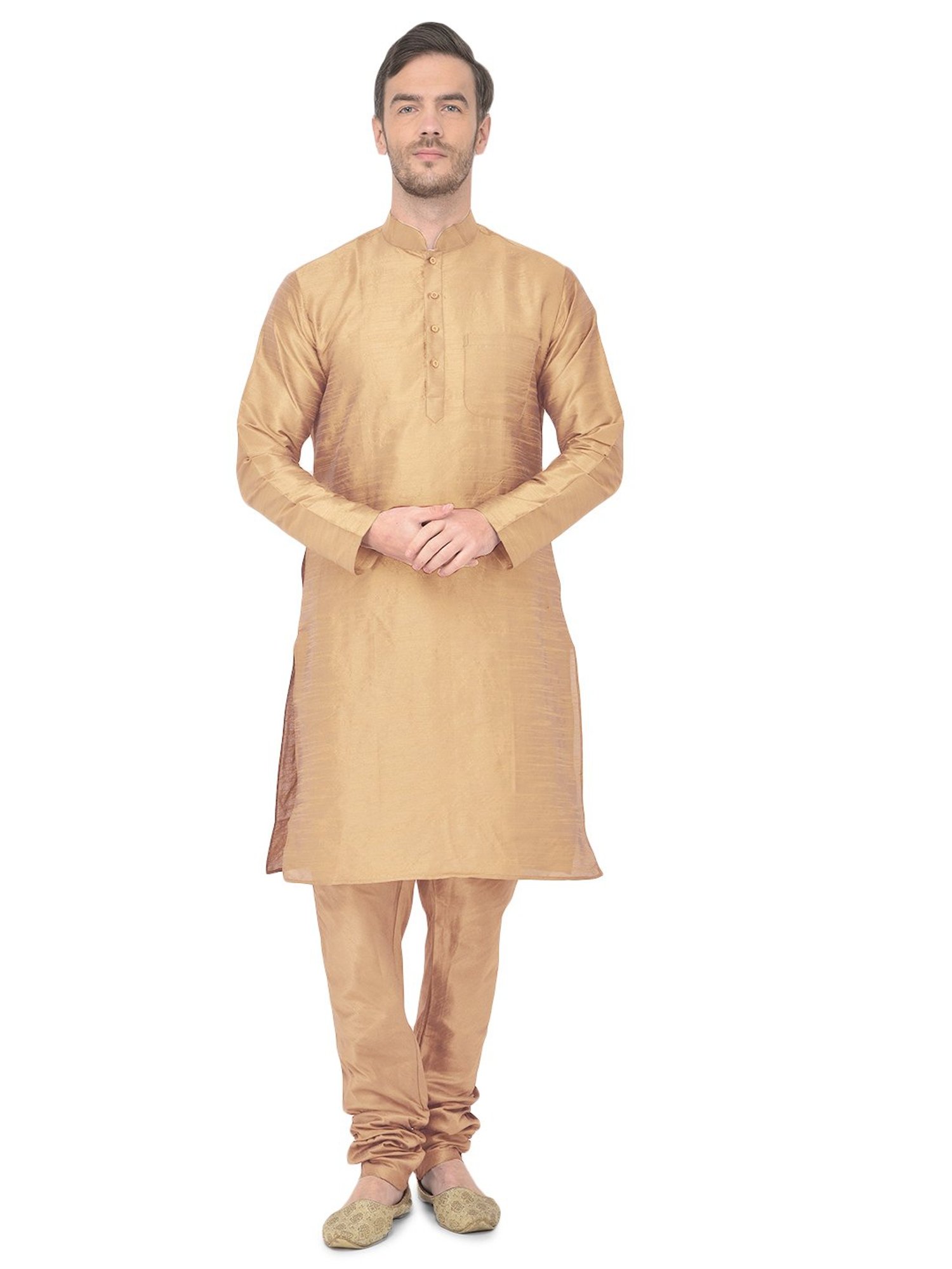 SG LEMAN Yellow Regular Fit Printed Kurta Set