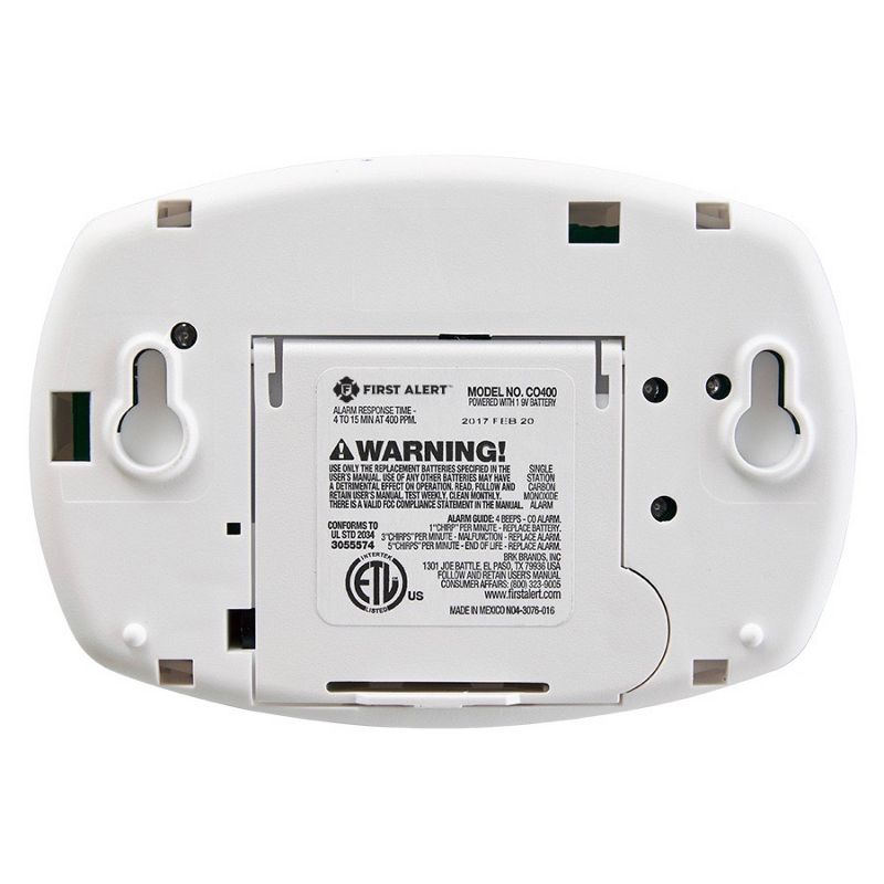 First Alert 3pk Battery CO Alarm