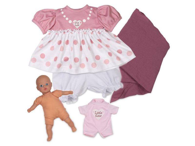 Paradise Galleries Reborn Toddler Doll - Big Sister, 20 inch in SoftTouch Vinyl, 6-Piece Reborn Doll Gift Set