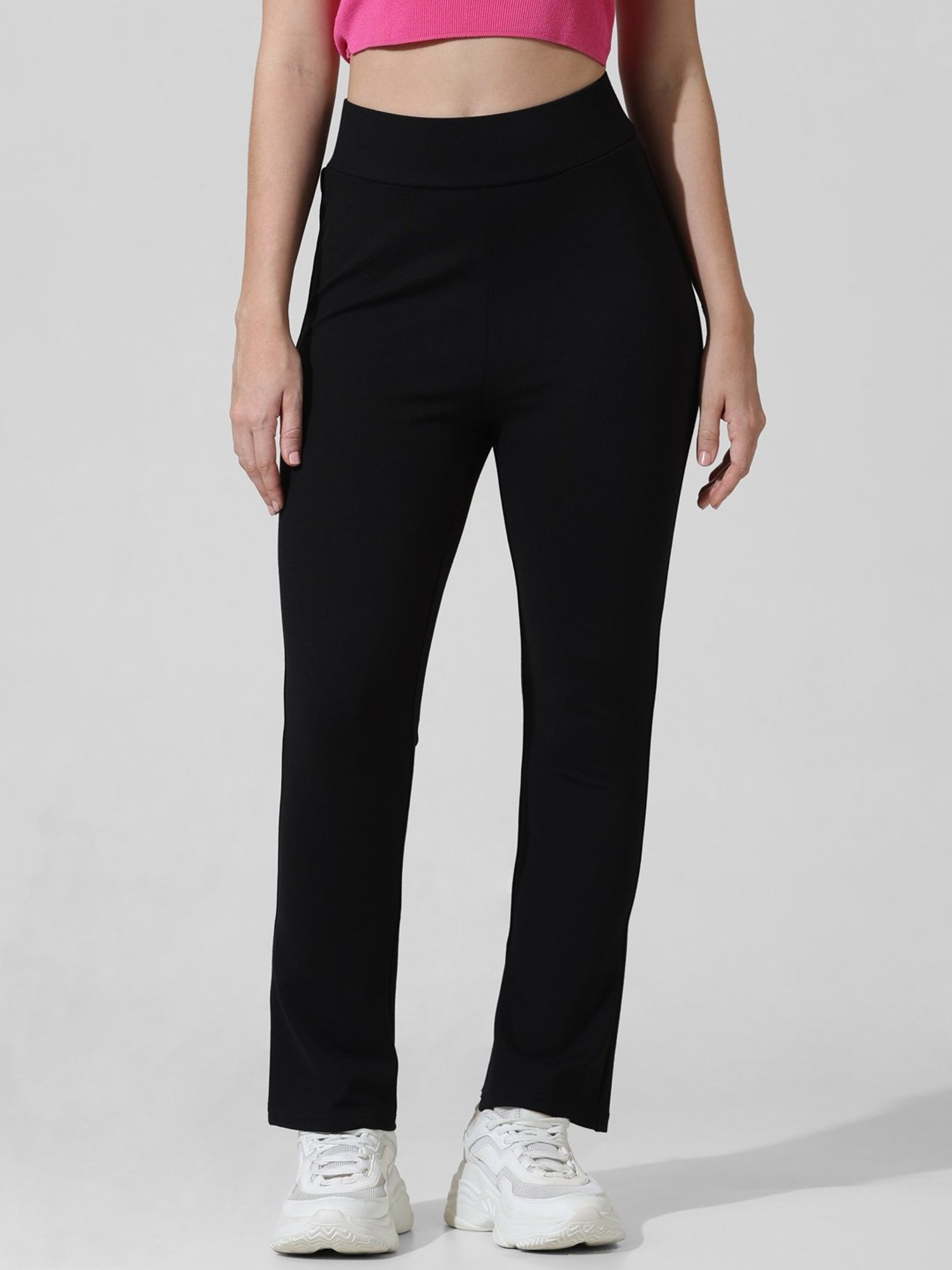 Only Black Blended Regular Fit Leggings