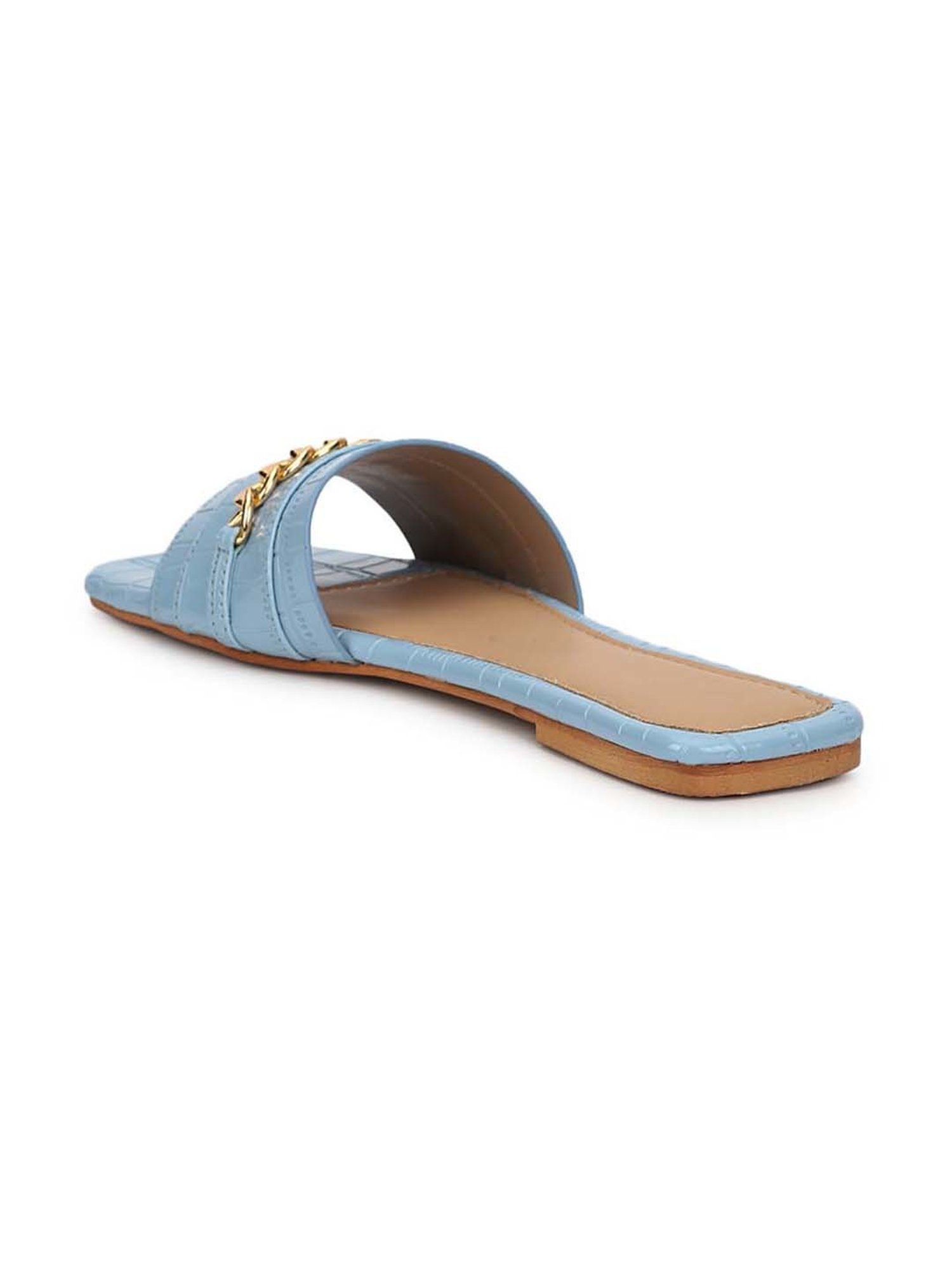 Truffle Collection Women's Blue Casual Sandals