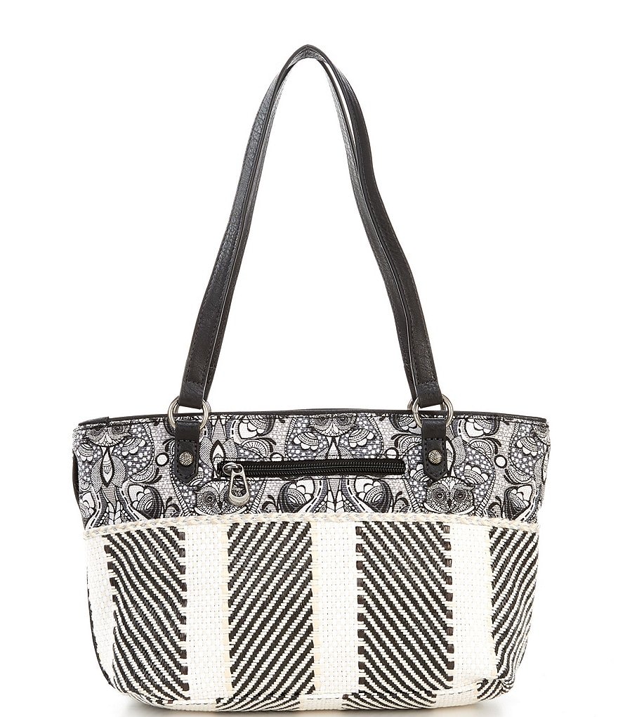 Sakroots Ellis Small Straw Satchel Bag