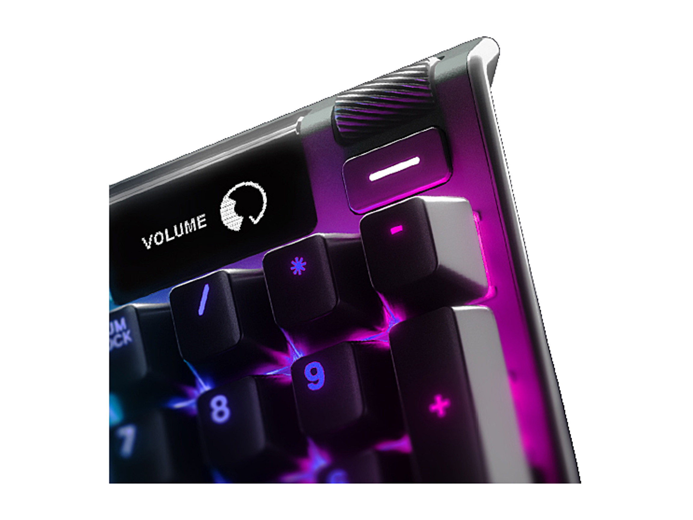 SteelSeries Apex 7 TKL Compact Mechanical Gaming Keyboard - OLED Smart Display - USB Passthrough and Media Controls - Linear and Quiet - RGB Backlit