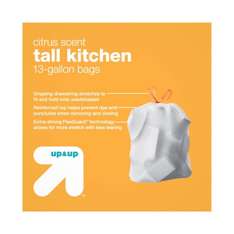 Hefty Strong Extra Large Drawstring Trash Bags - 33 Gallon - 26ct