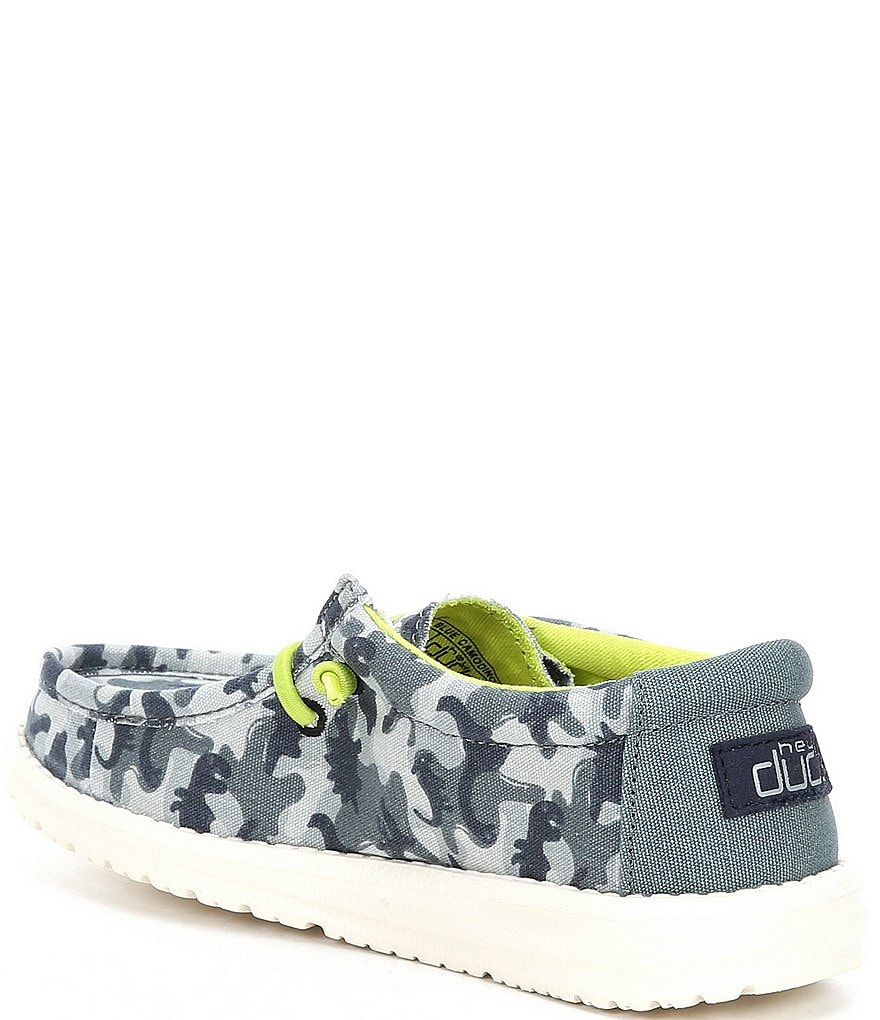 Hey Dude Boys' Wally Camodino Washable Slip-Ons (Youth)