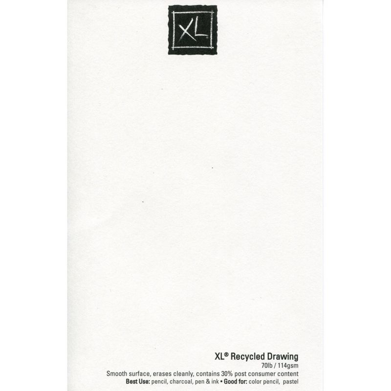 Canson XL Recycled Spiral Drawing Paper Pad 9"X12"-60 Sheets