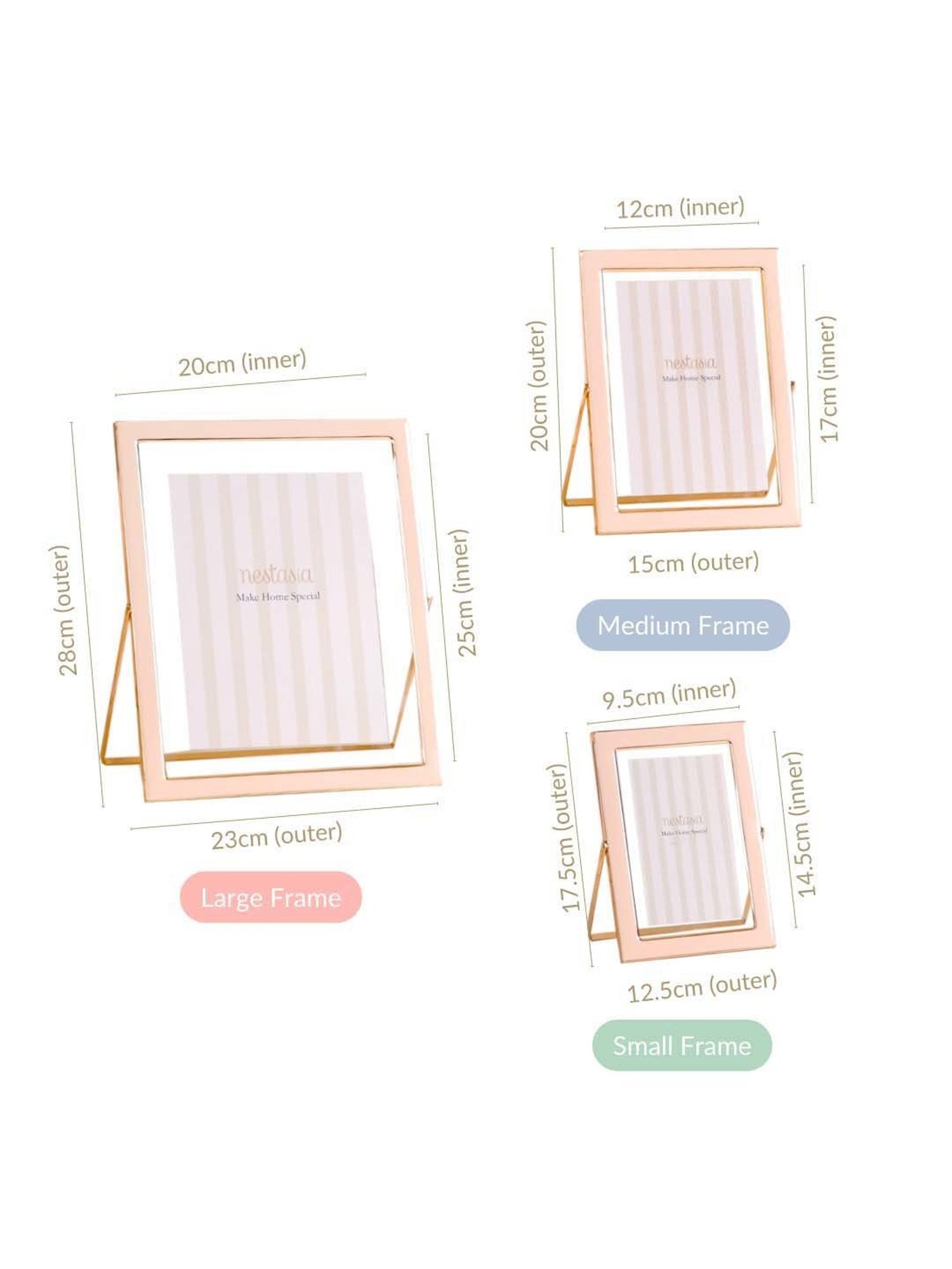 Art Street Gold Engineered Wood Swing Fashion Resin Vintage Photo Frame