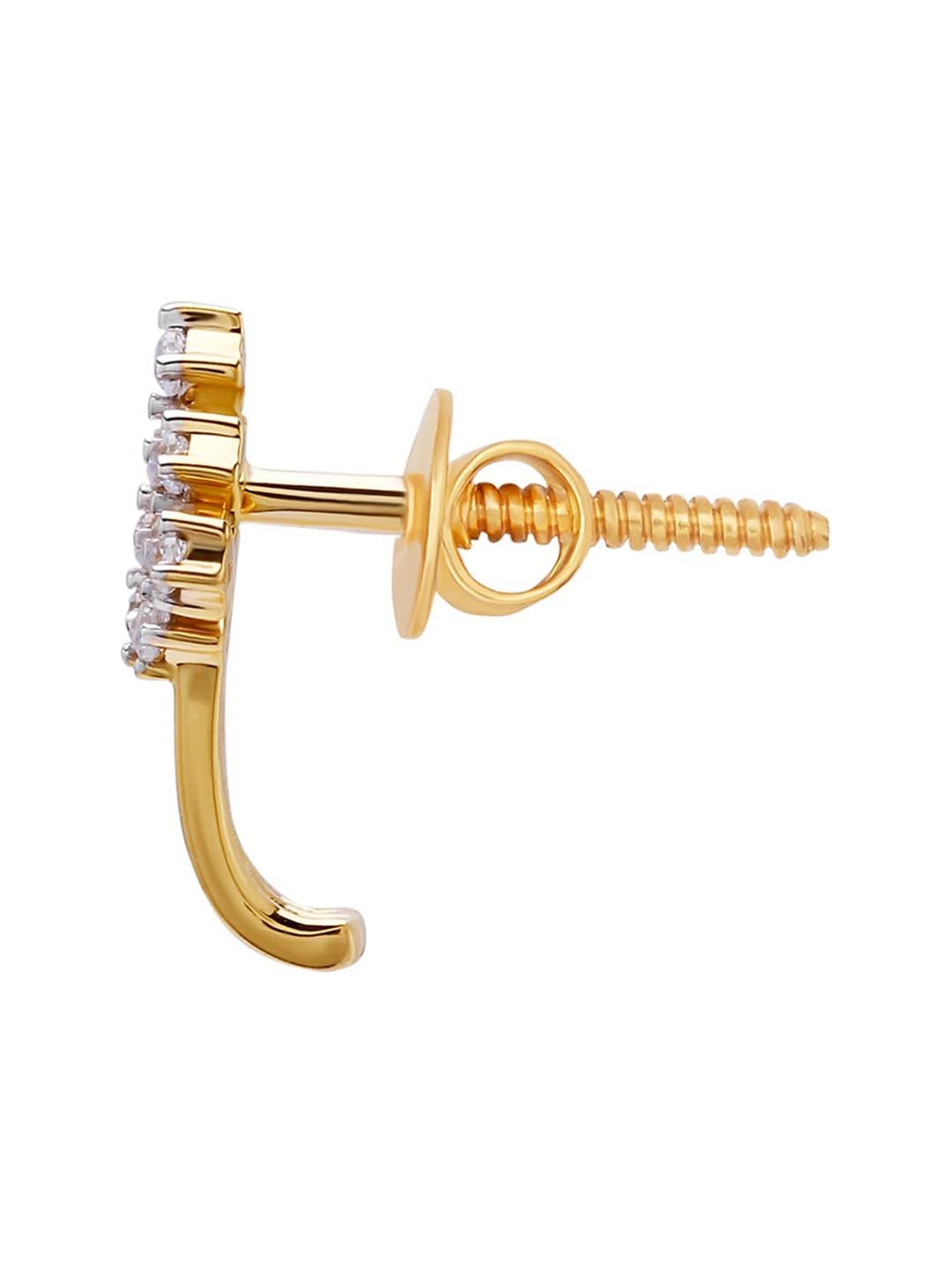 Waman Hari Pethe Jewellers 18k Gold & Diamond Earrings for Women