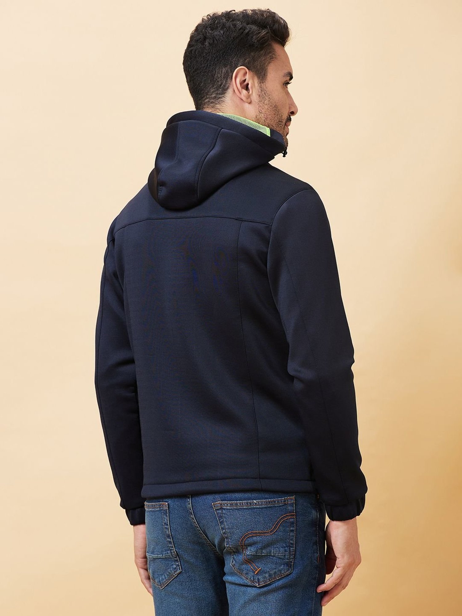 Hummel Blue Regular Fit Solid Jacket