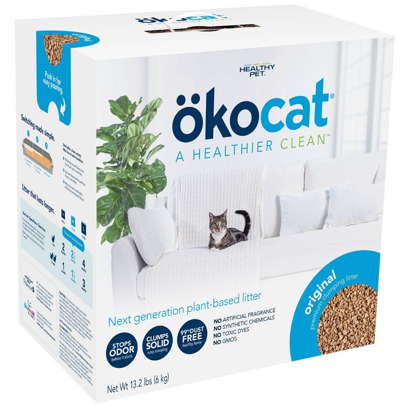 ökocat Natural Wood Clumping Litter - 13.2lb